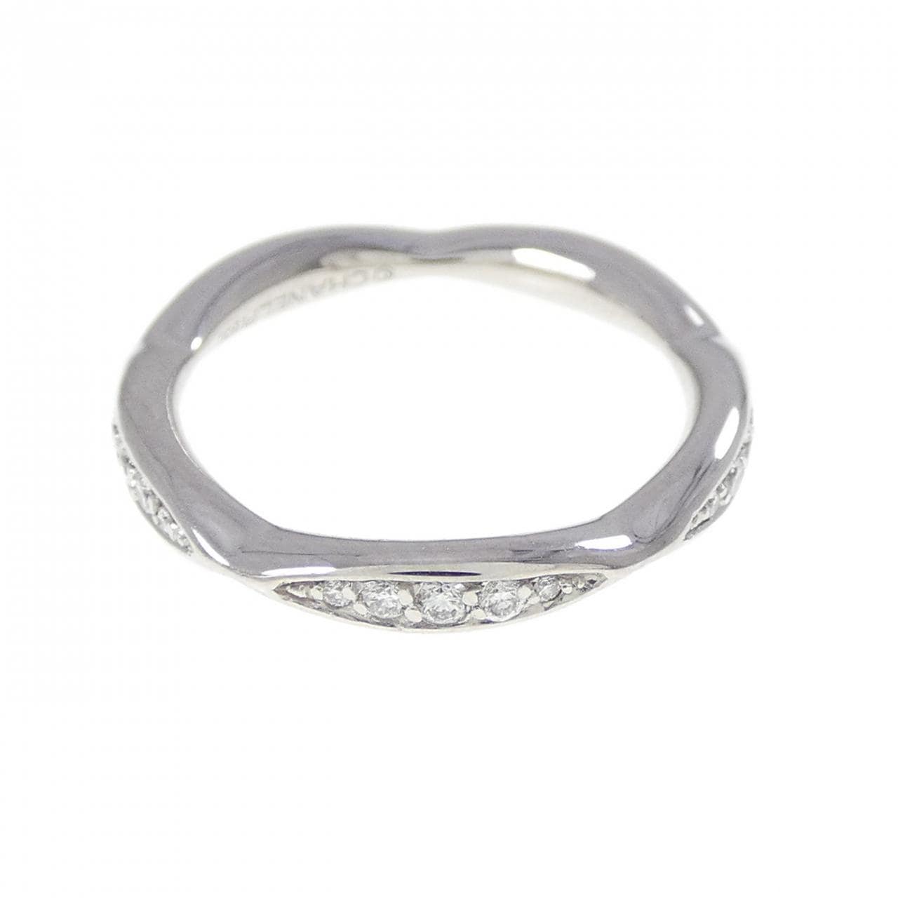 シャネル カメリア フルダイヤ リング