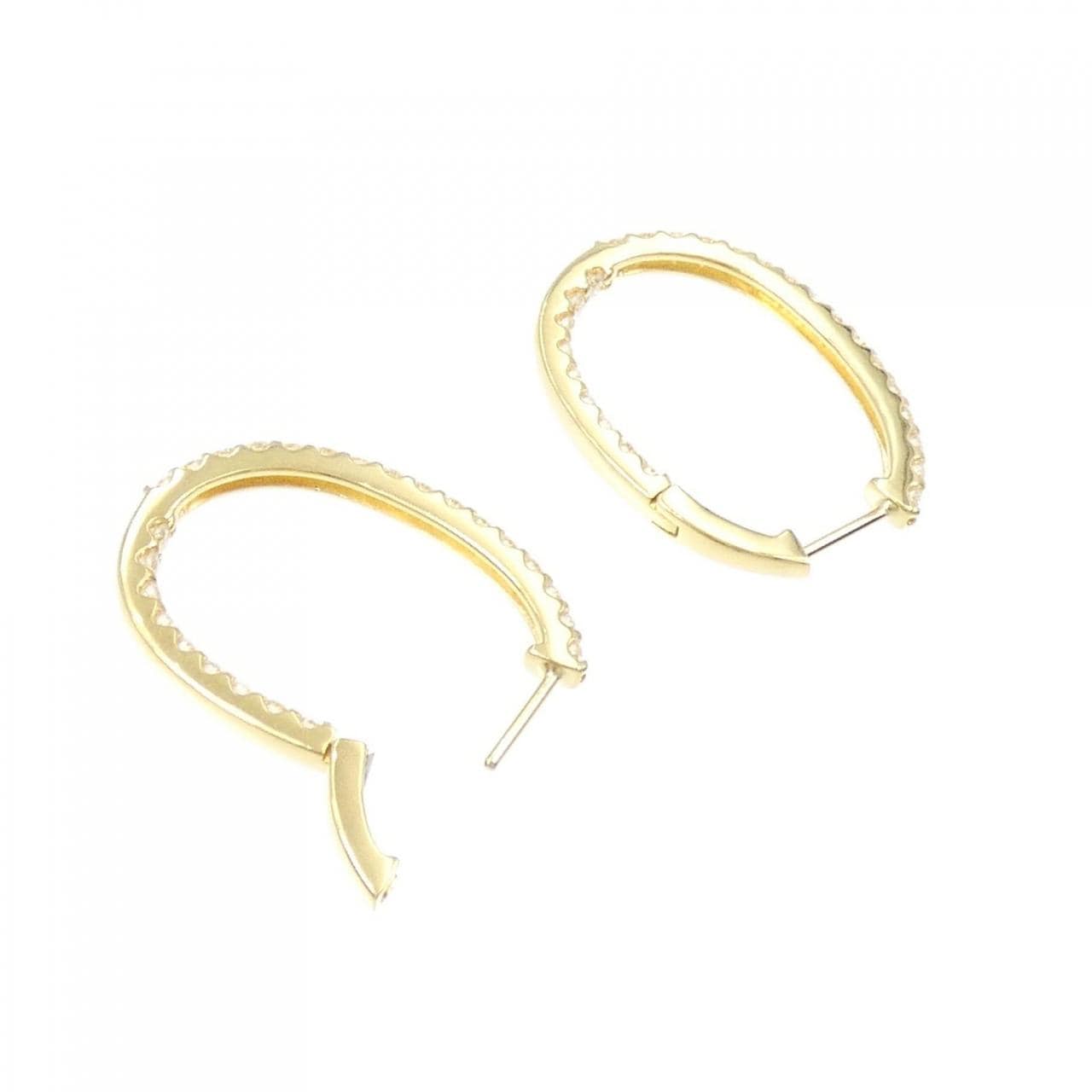 [BRAND NEW] K18YG Diamond earrings 1.00CT