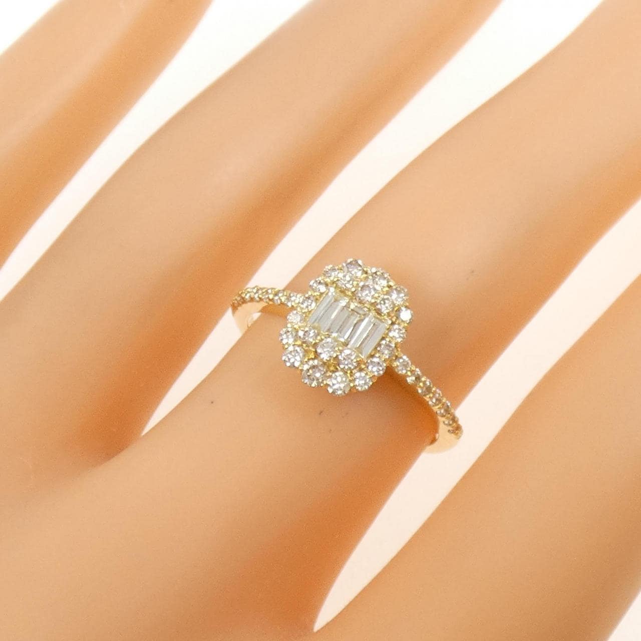 【新品】K18YG ダイヤモンド リング 0.60CT