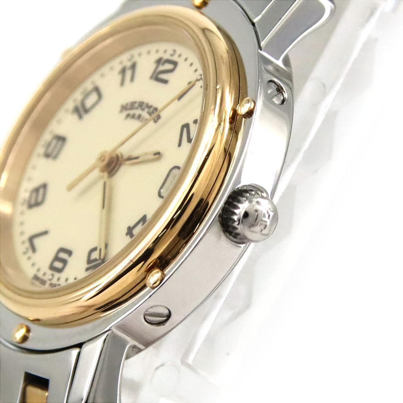 エルメス クリッパー コンビ CL4.220 SSxGP クォーツ