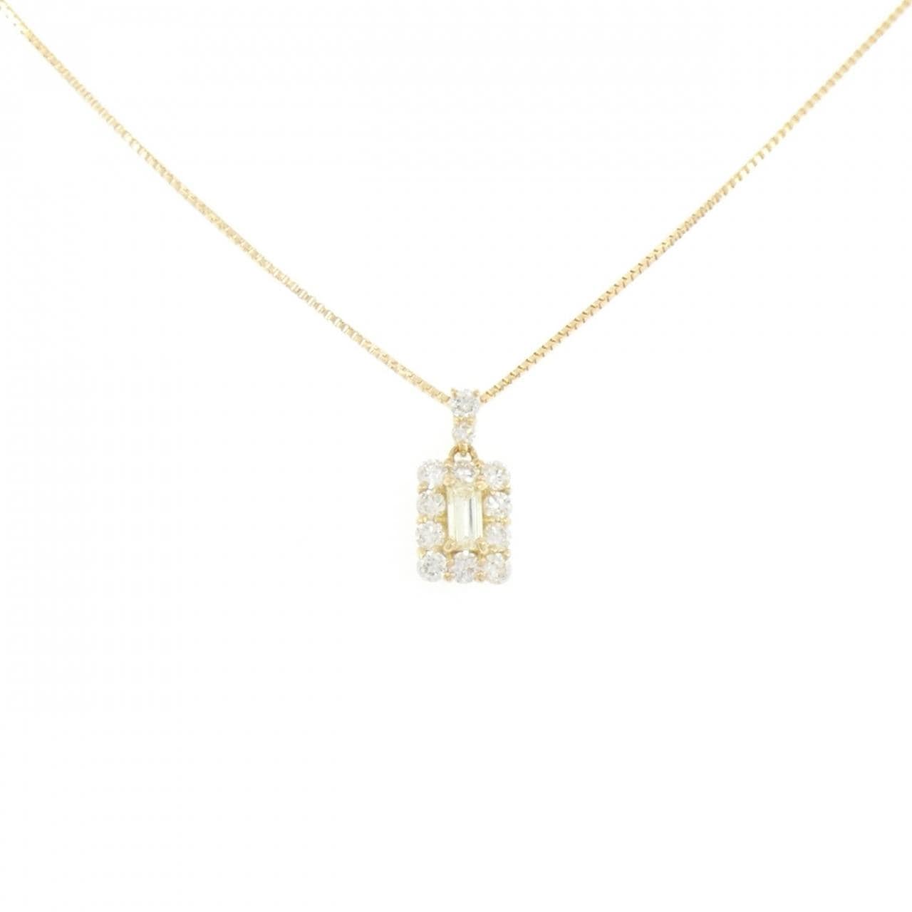 【新品】K18YG ダイヤモンド ネックレス 0.30CT