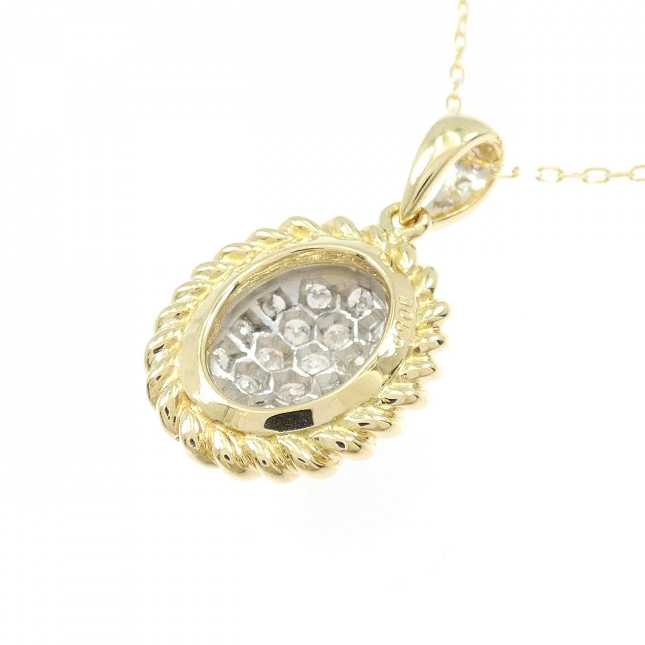 750YG/750WG/K18YG ダイヤモンド ネックレス 0.58CT