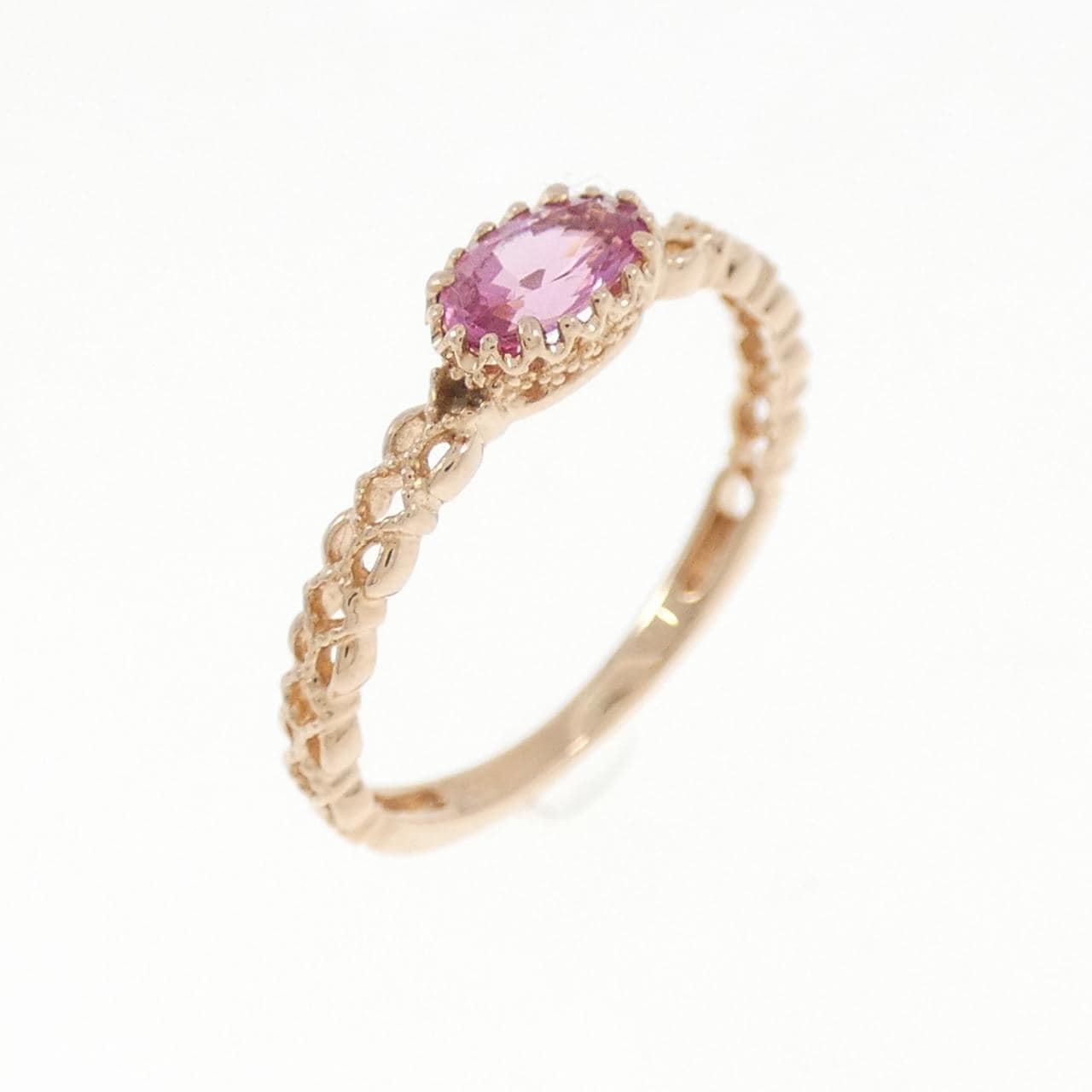 K10PG Spinel Pinky Ring
