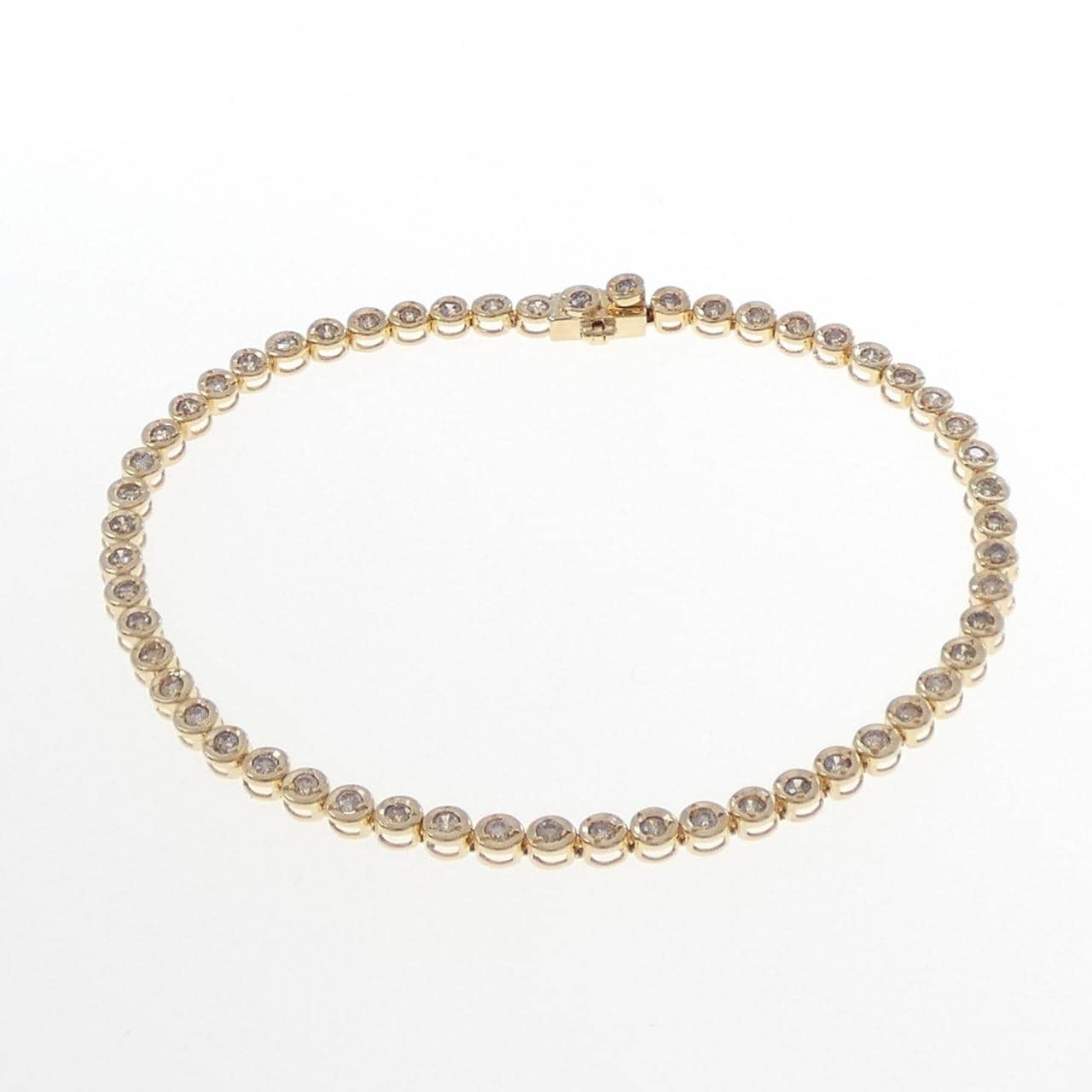 K18YG ダイヤモンド ブレスレット 1.00CT