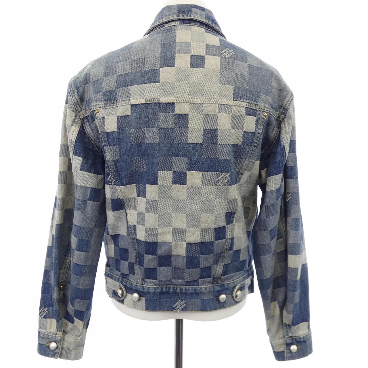 ルイヴィトン LOUIS VUITTON ダミエクラシックデニムジャケット HQA76WGCO デニムジャケット