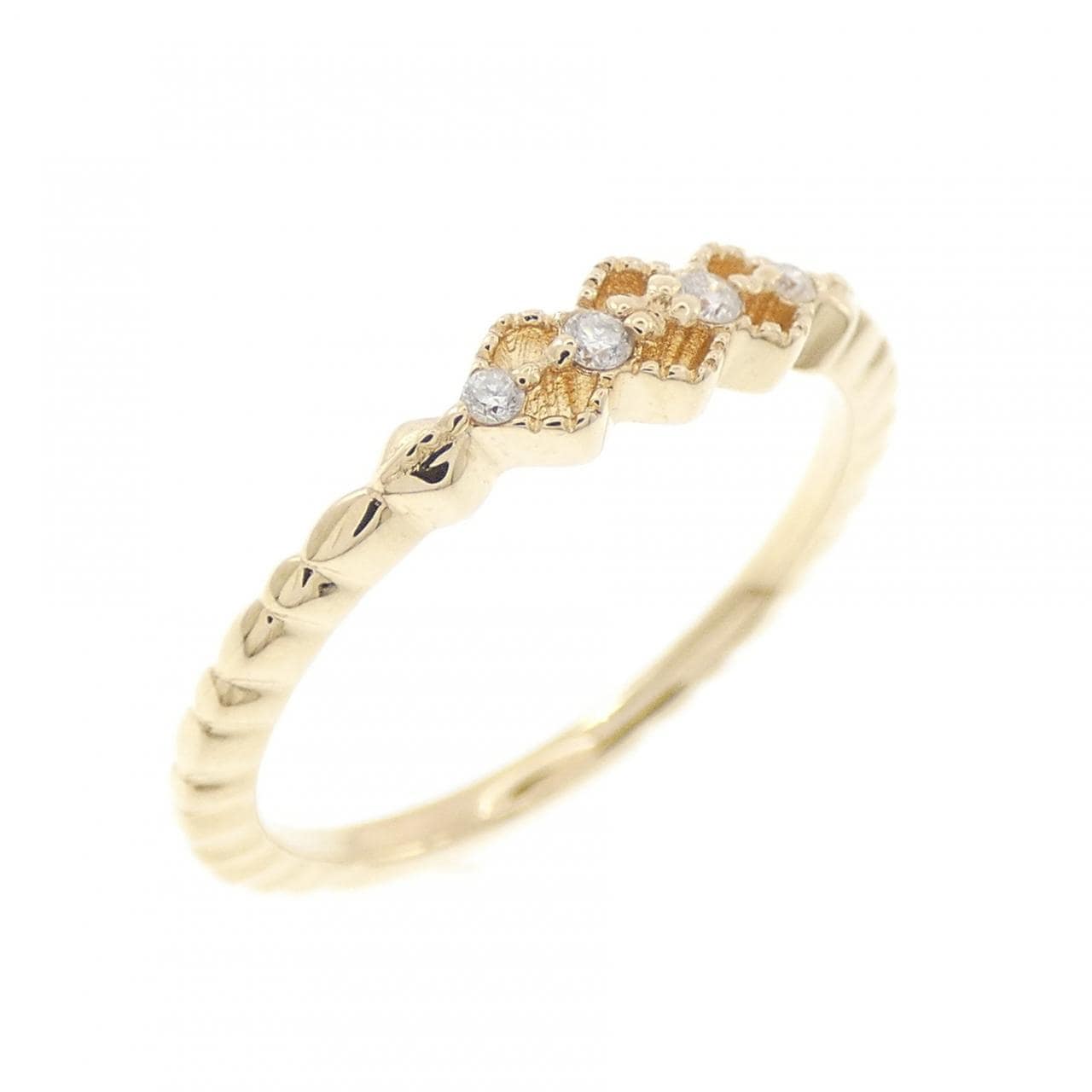 アガット ダイヤモンド リング 0.03CT