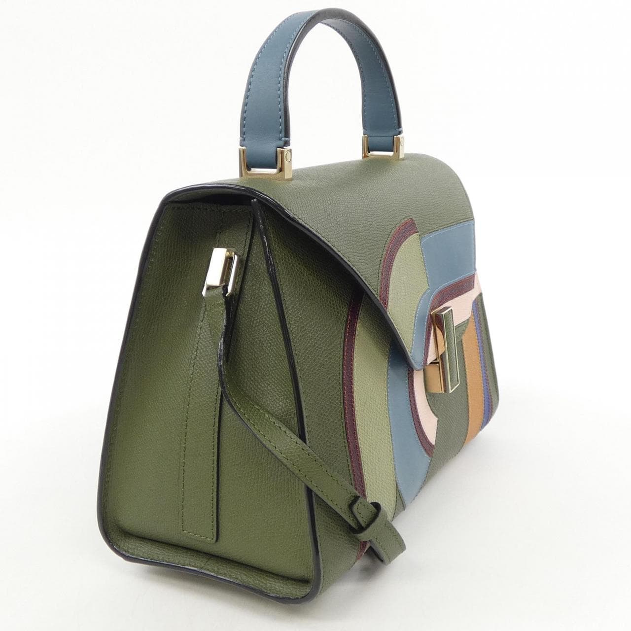 ヴァレクストラ VALEXTRA イジイデミディアム 柄あり BAG