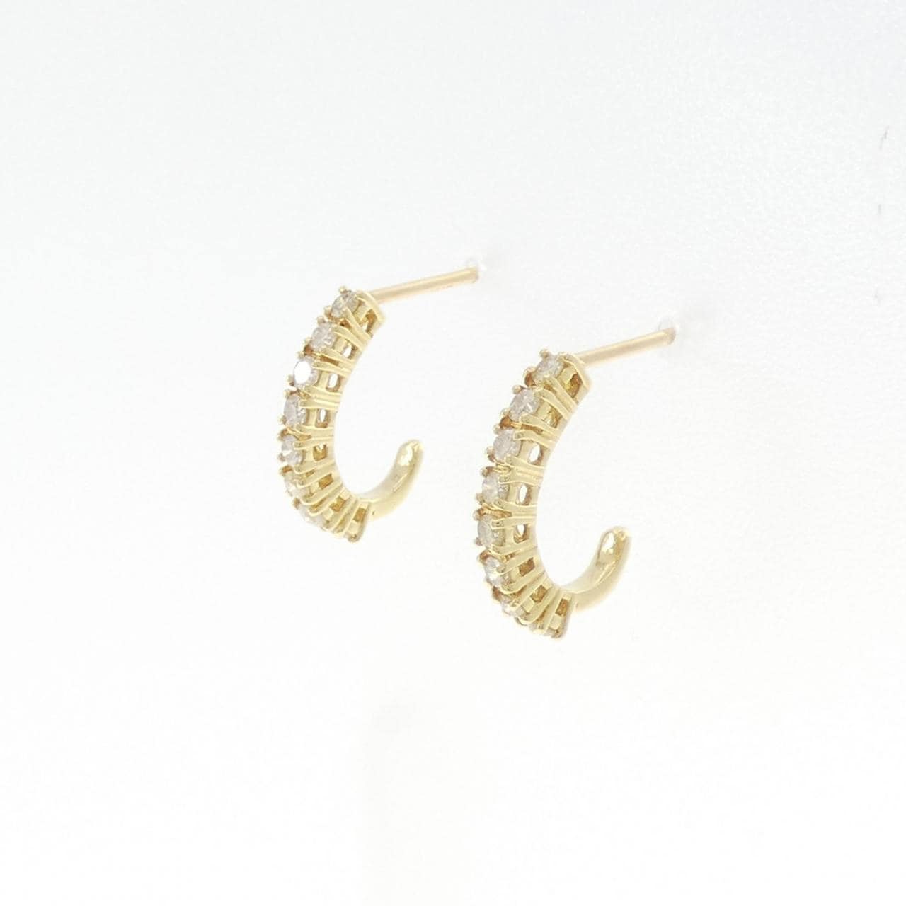 K18YG ダイヤモンド ピアス 0.36CT