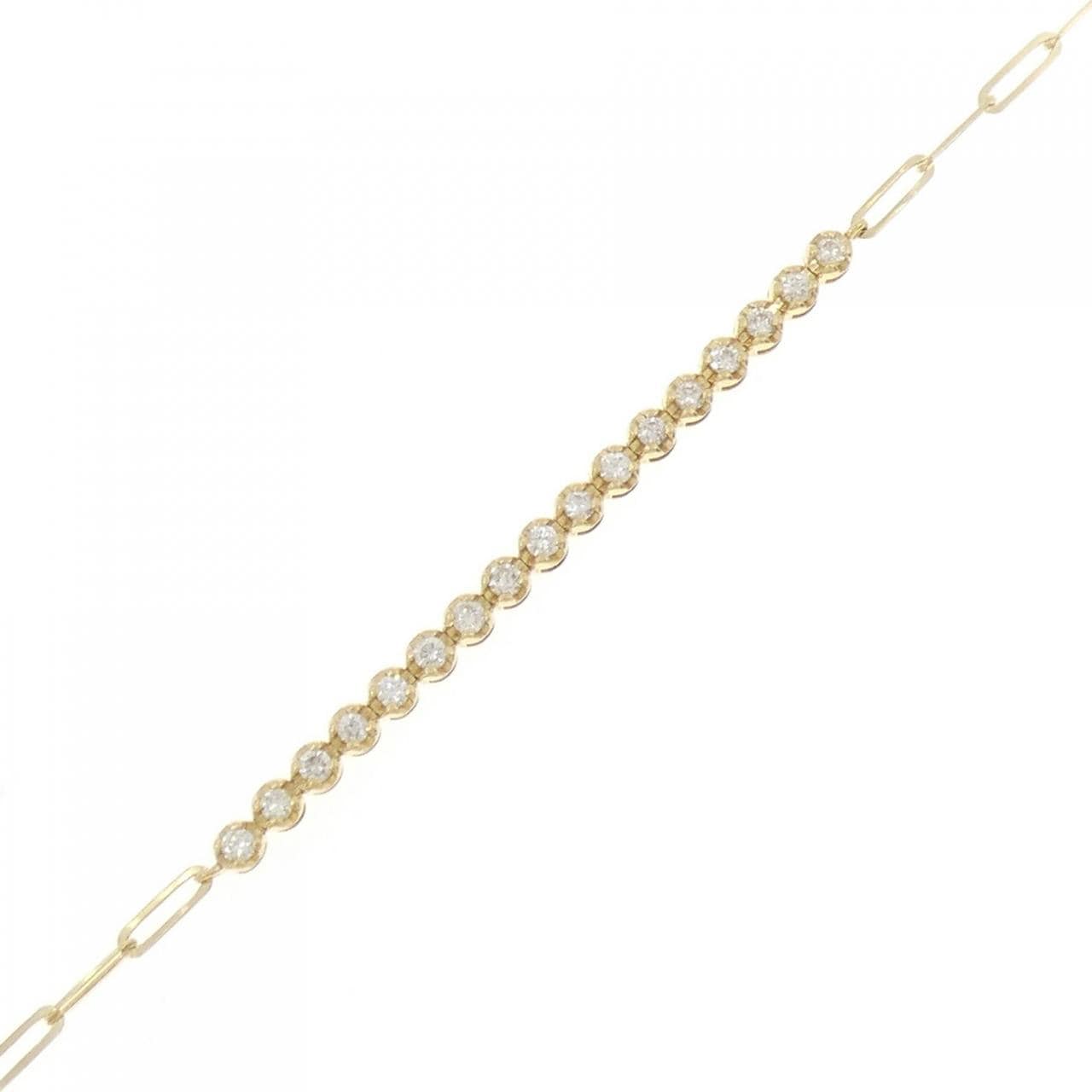750YG Diamond Bracelet 0.50CT