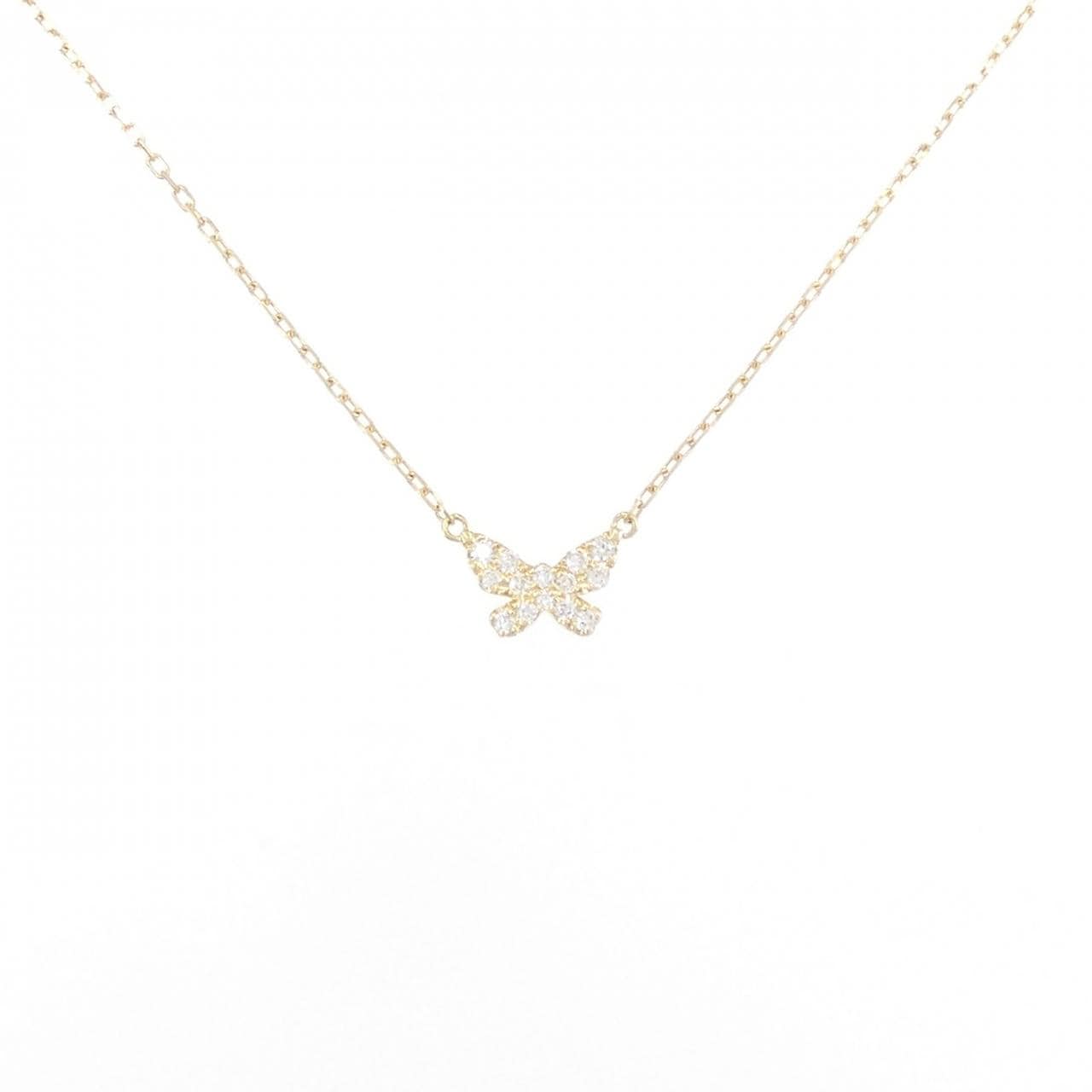 アーカー バタフライ ネックレス 0.06CT
