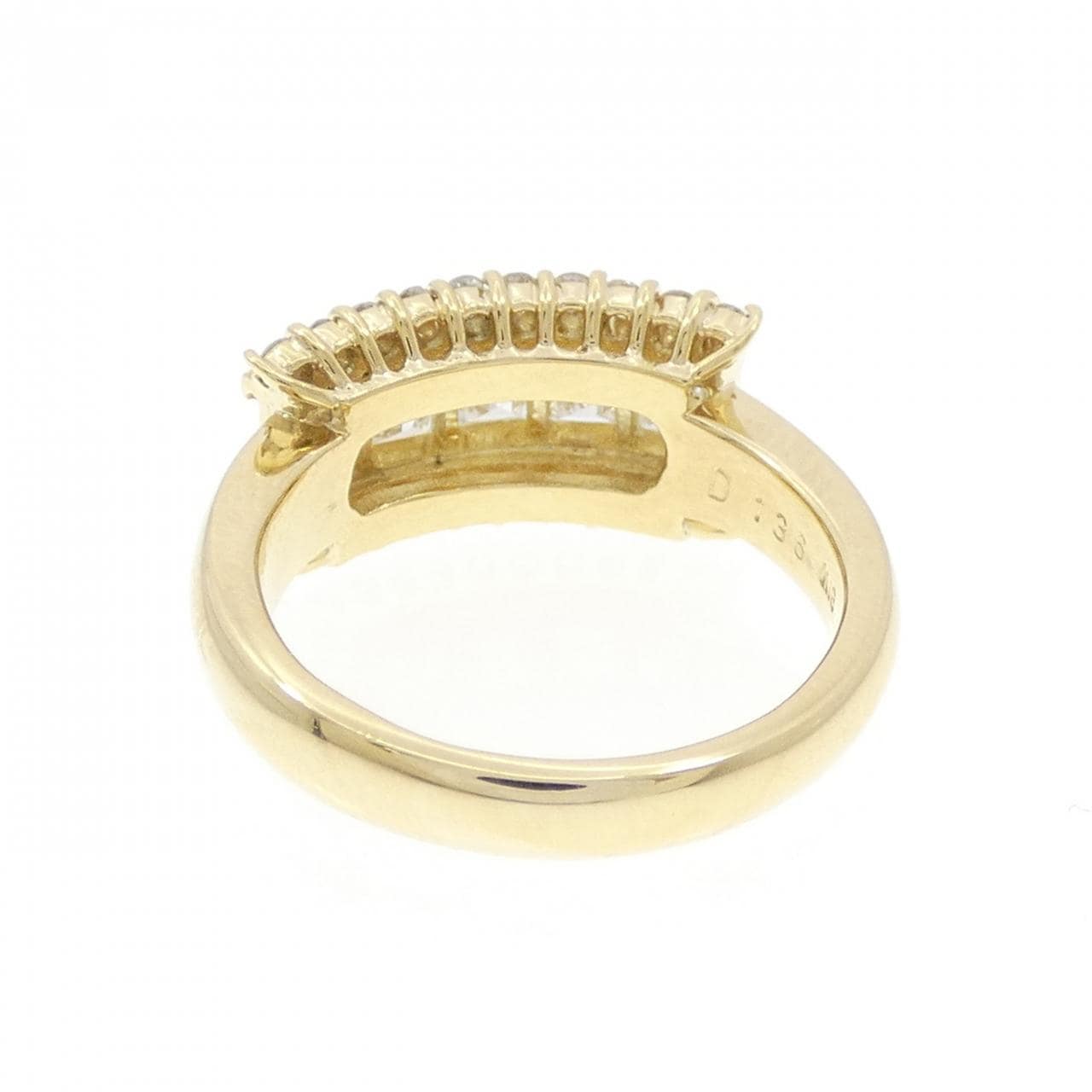 K18YG ダイヤモンド リング 1.36CT