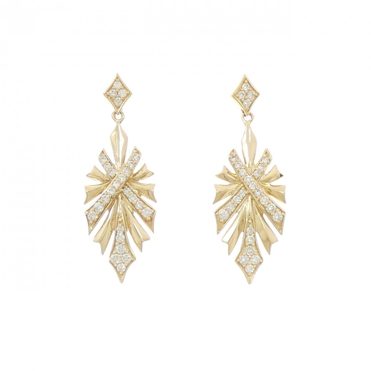 ジーエスティービー ダイヤモンド ピアス 0.34CT