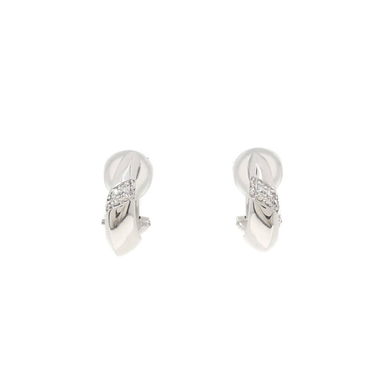 K18WG ダイヤモンド ピアス/イヤリング 0.10CT