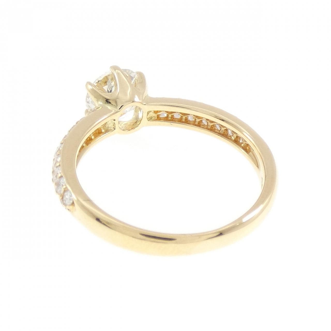 750YG ダイヤモンド リング 1.004CT G I1 Fair