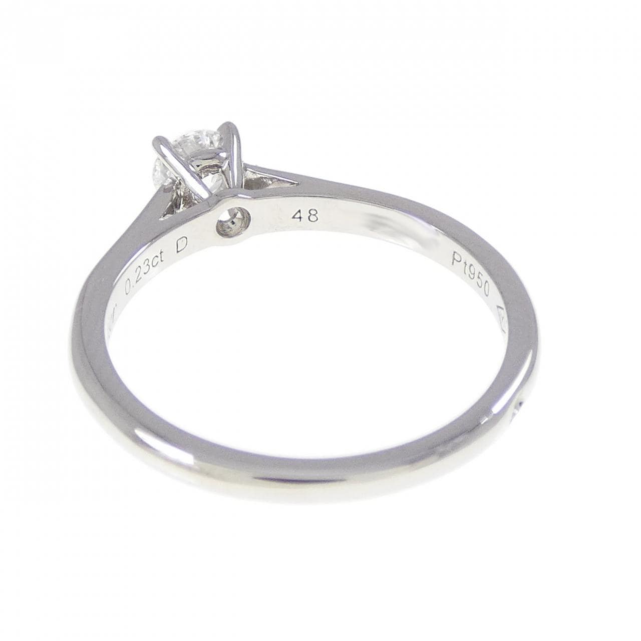 カルティエ 1895 ソリテール リング 0.23CT E VVS1 VG