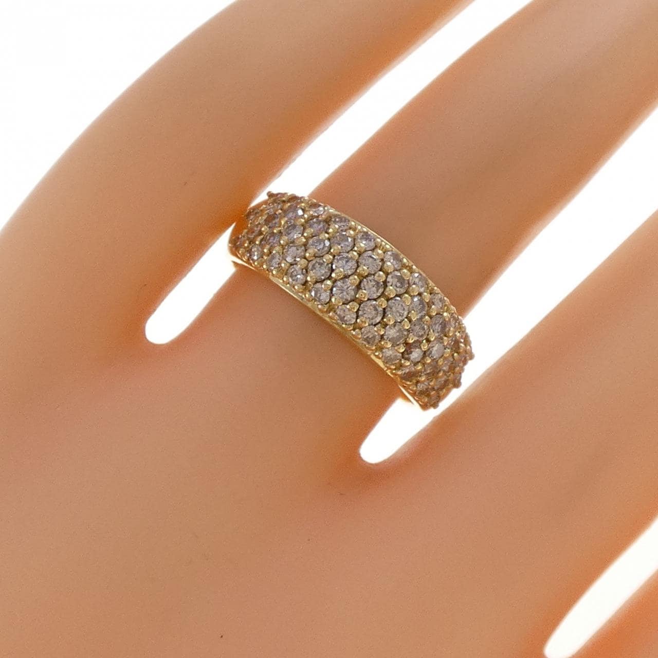 K18YG ダイヤモンド リング 0.69CT