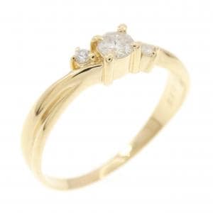 K18YG ダイヤモンド リング 0.15CT