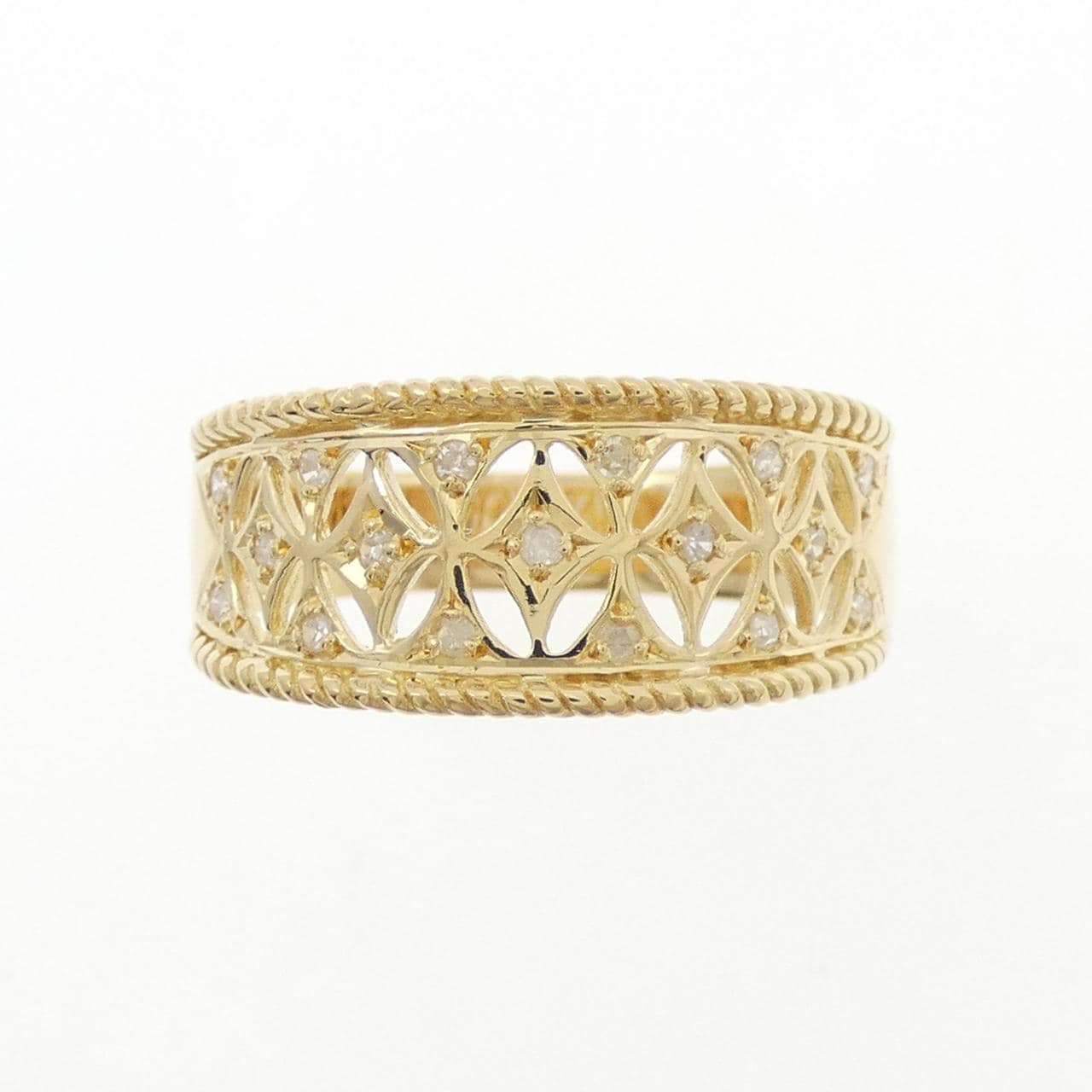 K18YG ダイヤモンド リング