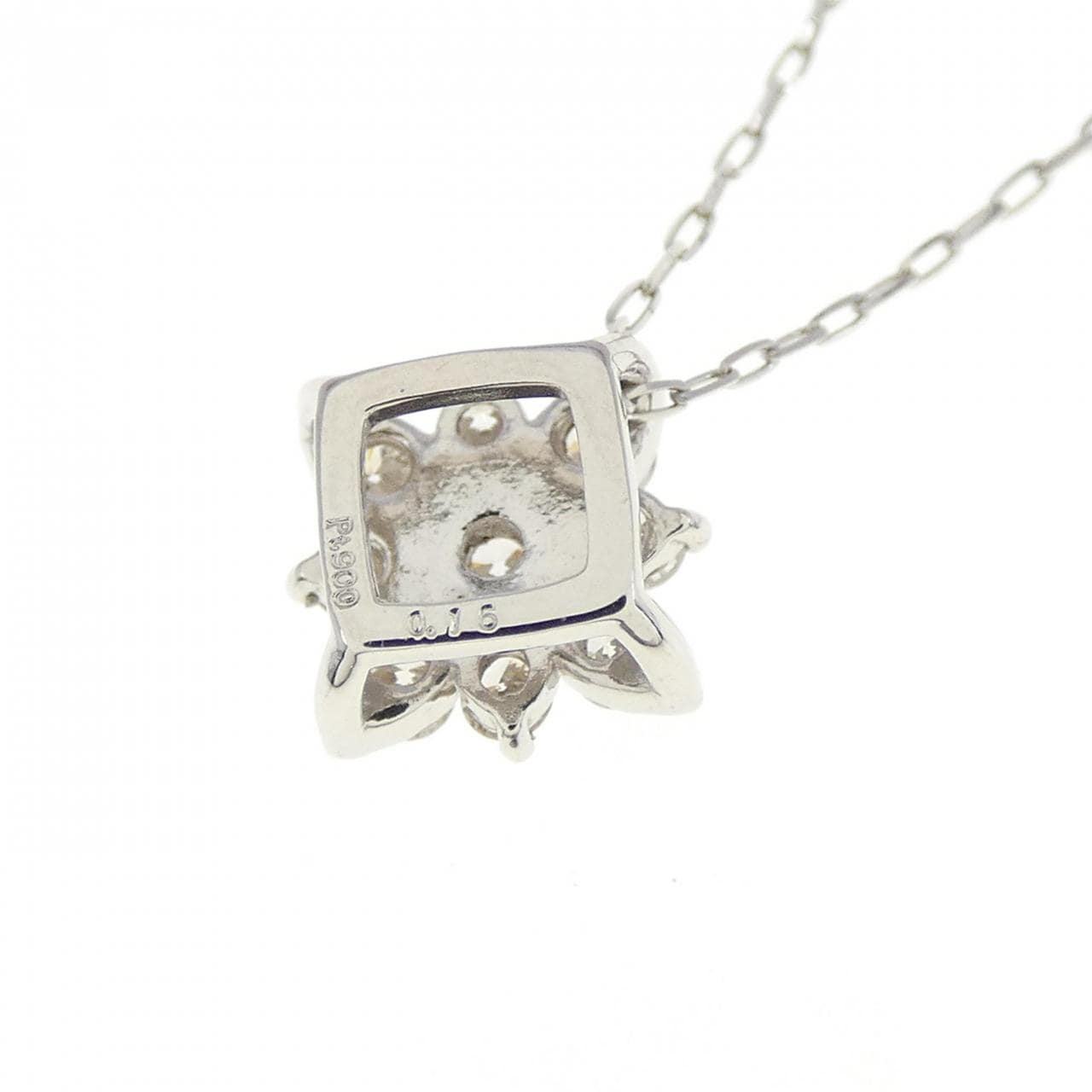 【新品】PT ダイヤモンド ネックレス 0.16CT