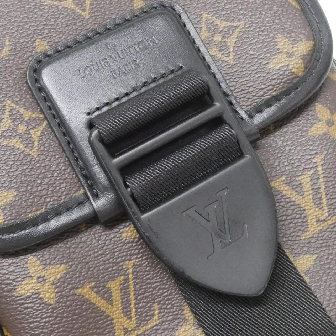 LOUIS VUITTON Monogram Macassar Archie 郵差包 PM M46442 單肩包