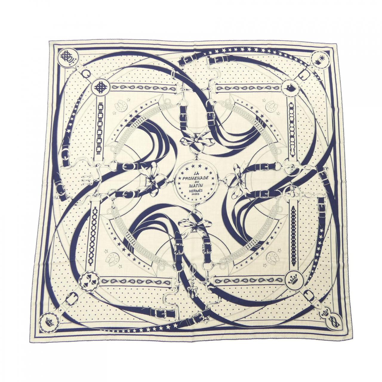 エルメス HERMES LA PROMENADE DU MATIN BANDANA H243986S カレジェアン140 ショール