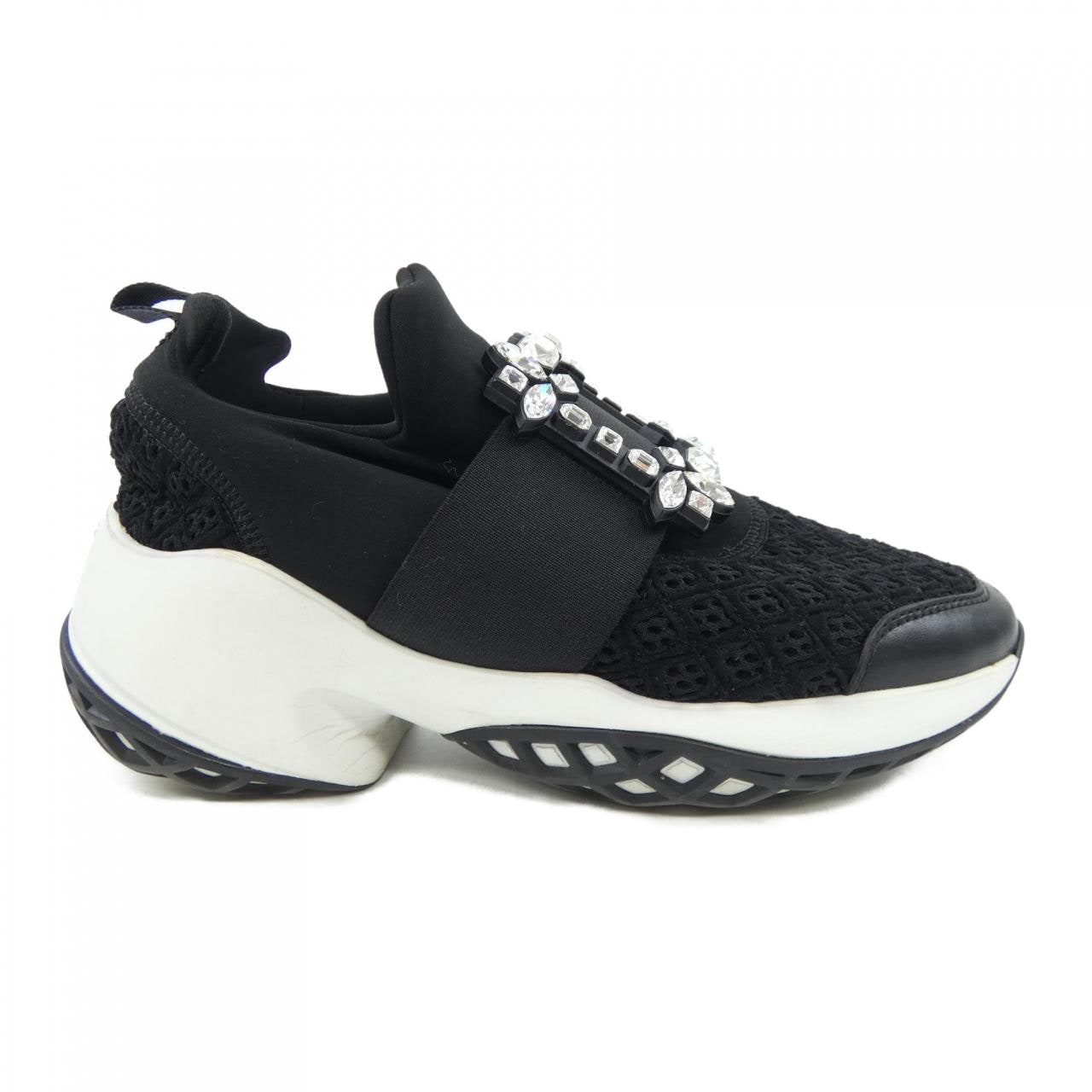 ロジェヴィヴィエ ROGER VIVIER ヴィヴ ラン　ストラスバックル スニーカー