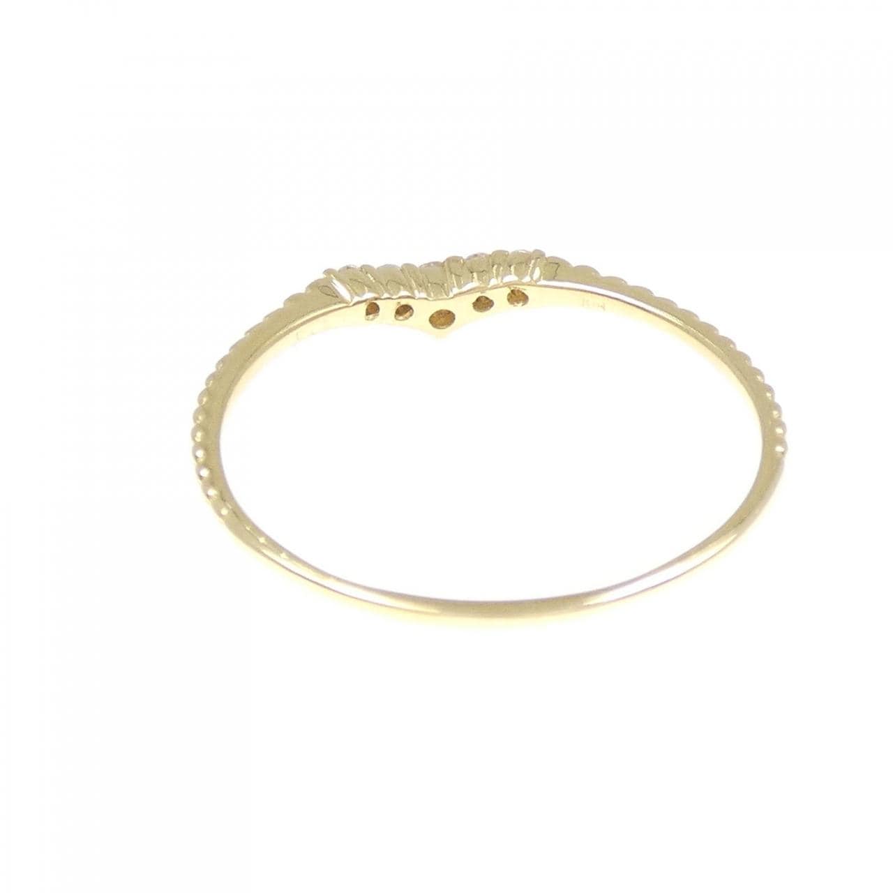 K18YG ダイヤモンド リング 0.10CT