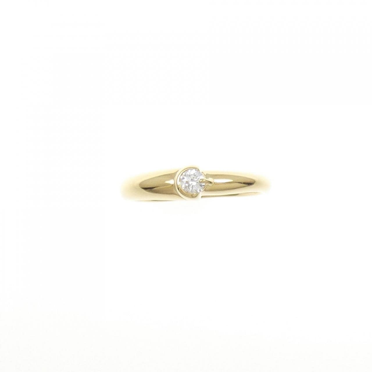 K18YG ダイヤモンド リング 0.10CT