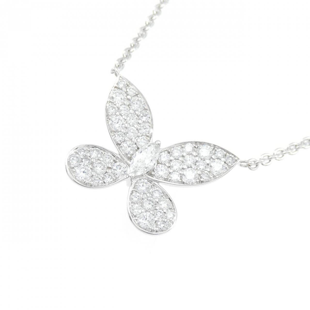 グラフ パヴェ バタフライ ミニ ネックレス