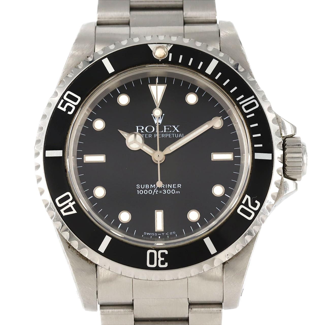 【ノーメンテナンス還元価格】ロレックス サブマリーナーノンデイト 14060 SS 自動巻 T番