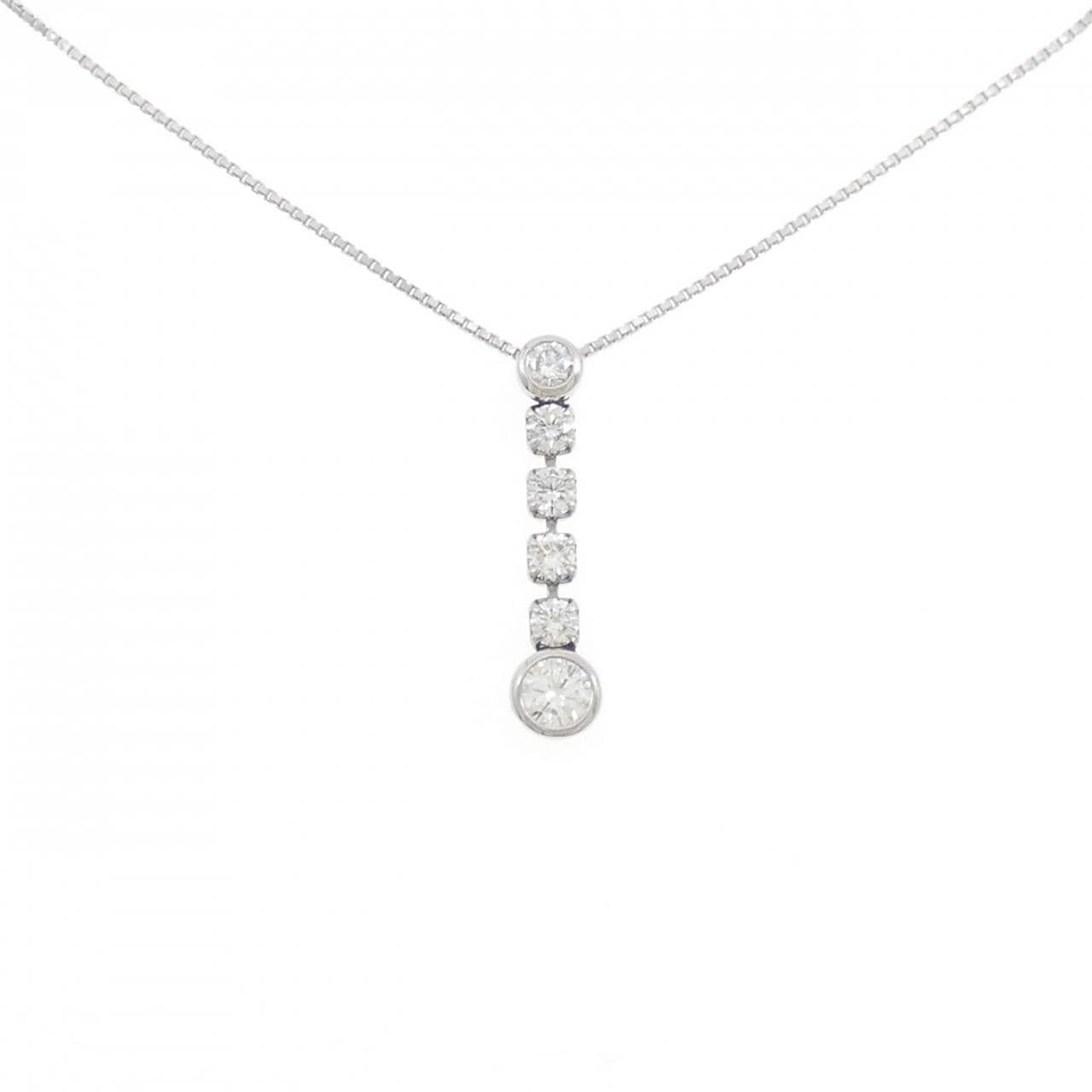 PT900/PT850 ダイヤモンド ネックレス 0.50CT