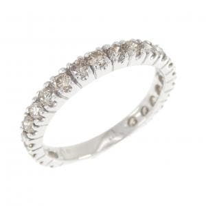K18WG ダイヤモンド リング 1.0CT
