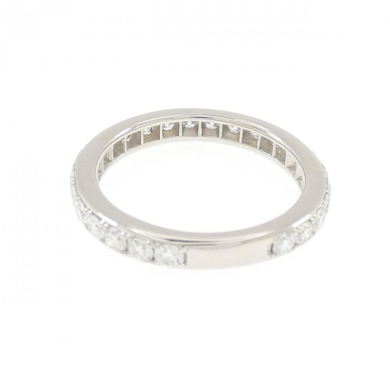 PT900 ハーフエタニティ ダイヤモンド リング 0.89CT