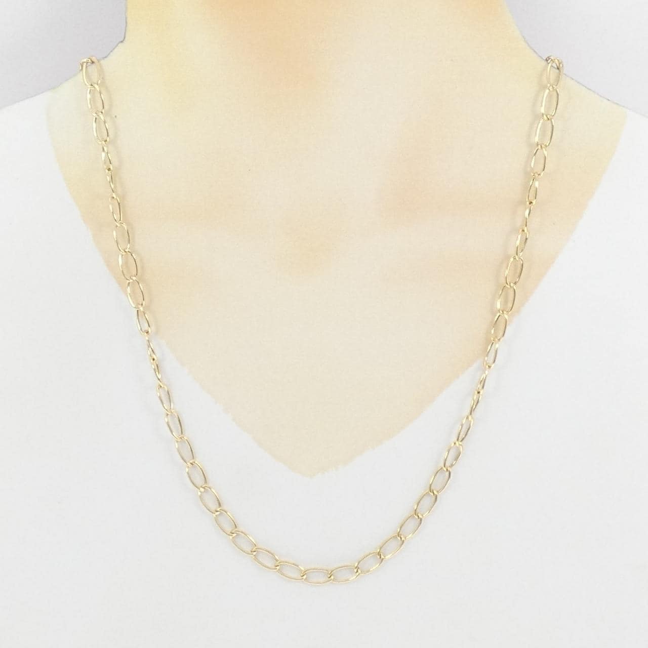 750YG necklace