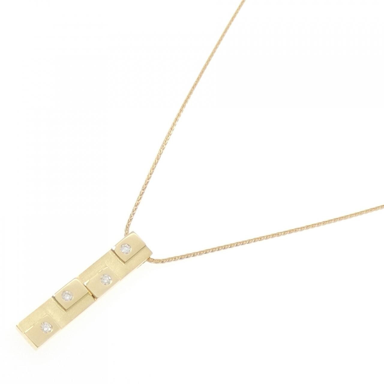 K18YG ダイヤモンド ネックレス 0.32CT