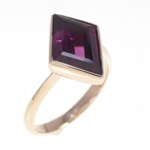 K18PG ガーネット リング 2.74CT