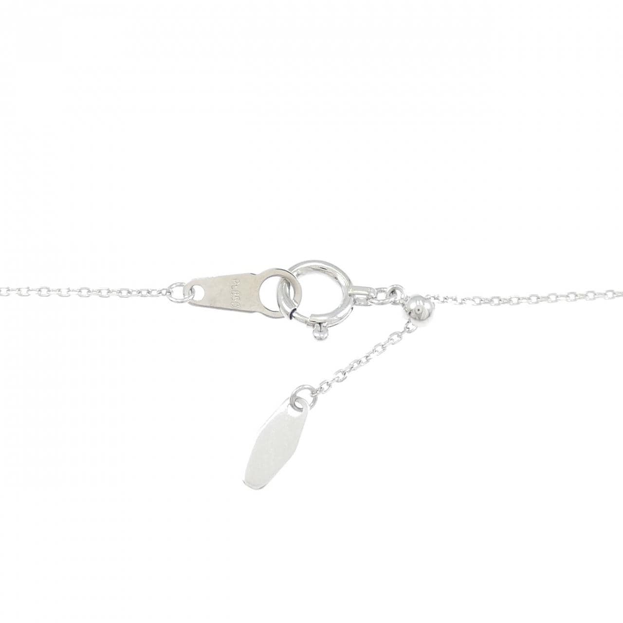 PT900/PT850 ソリティア ダイヤモンド ネックレス 0.376CT