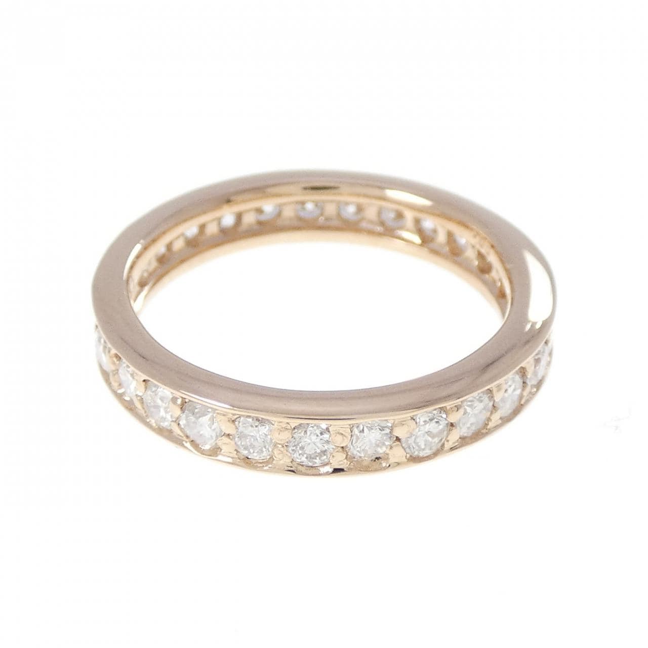 K18PG フルエタニティ ダイヤモンド リング 1.00CT