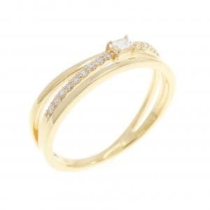 【新品】K18YG ダイヤモンド リング 0.15CT