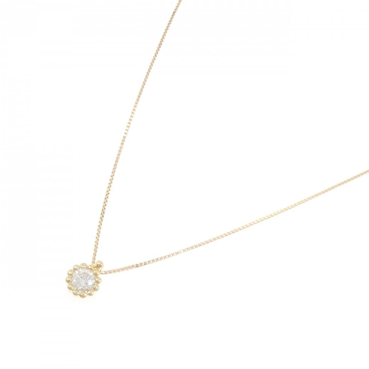 K18YG ダイヤモンド ネックレス 0.36CT
