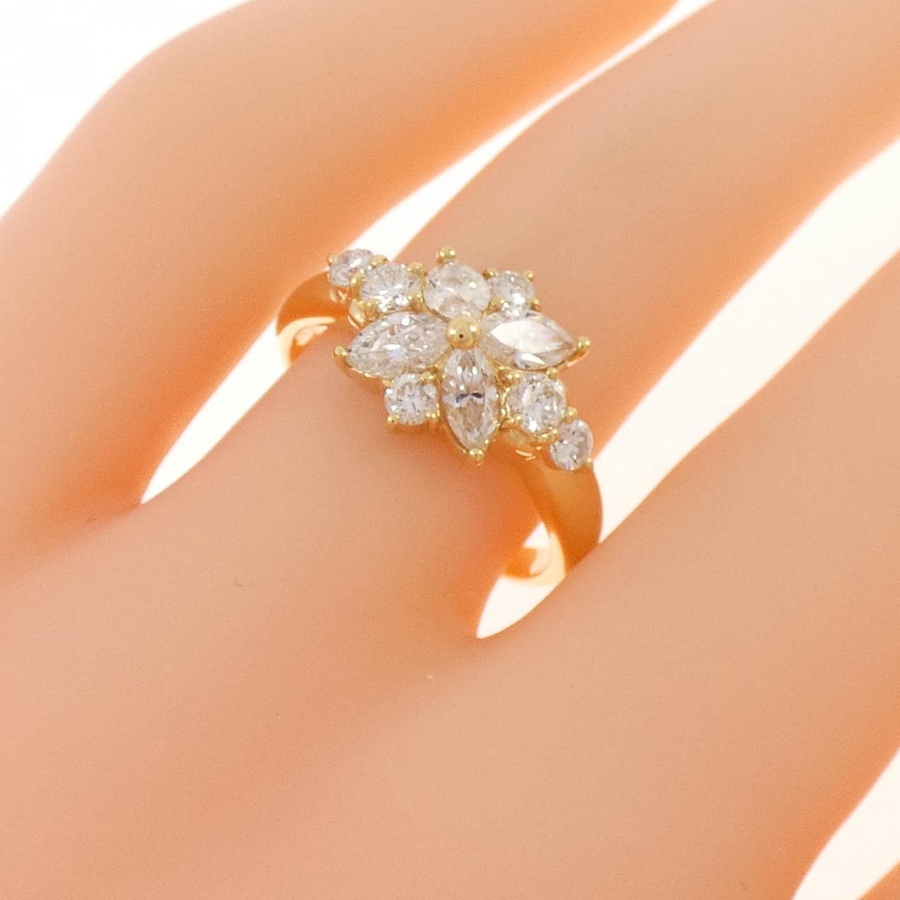 K18YG ダイヤモンド リング 1.00CT