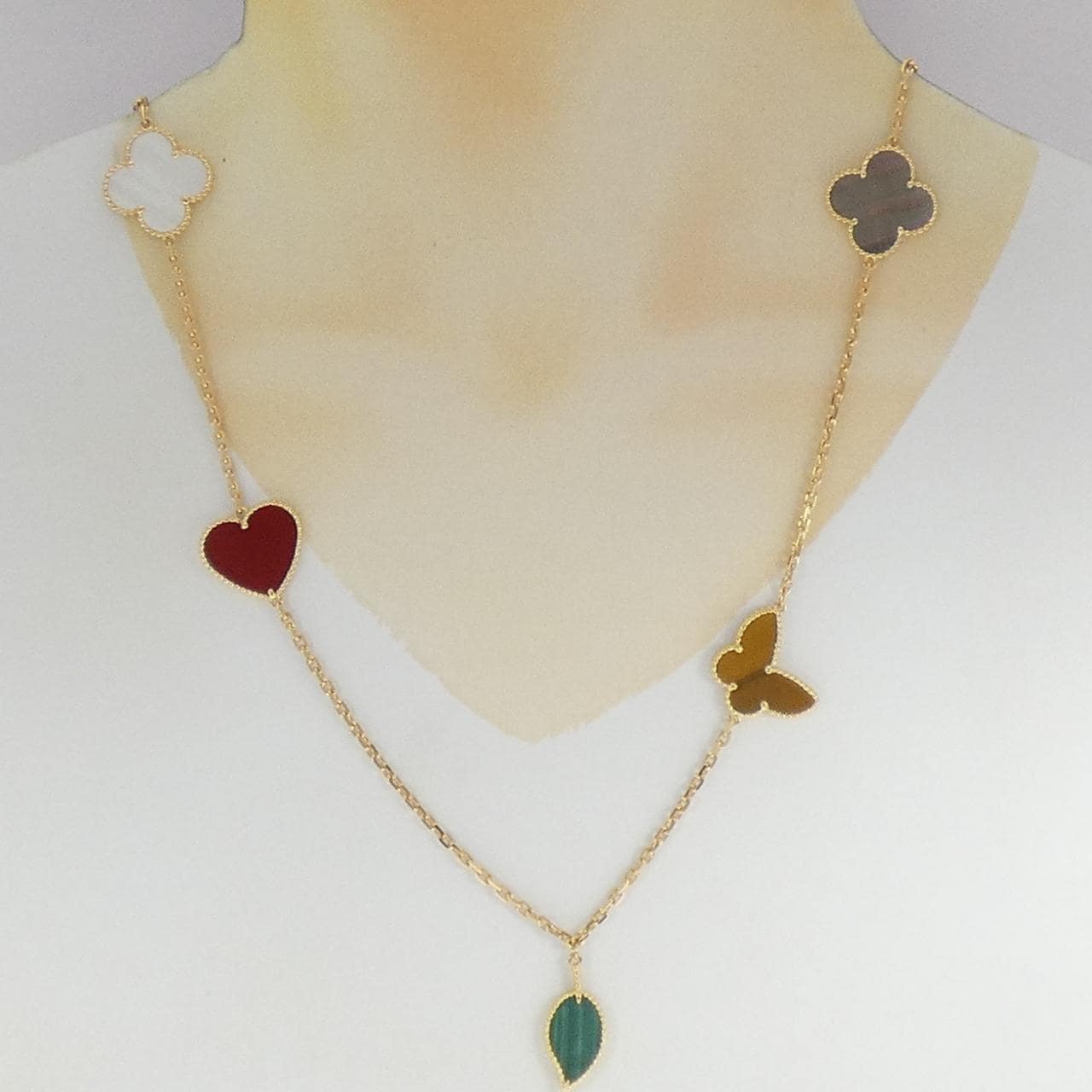 ヴァンクリーフ&アーペル ラッキーアルハンブラ 12モチーフ ネックレス