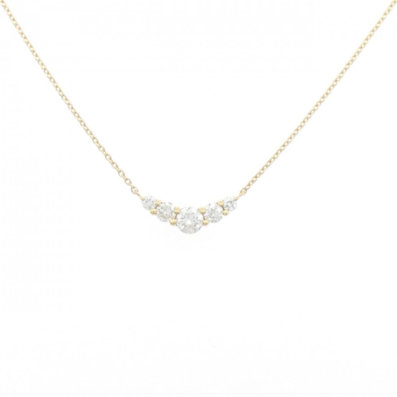 K18YG ダイヤモンド ネックレス 0.53CT