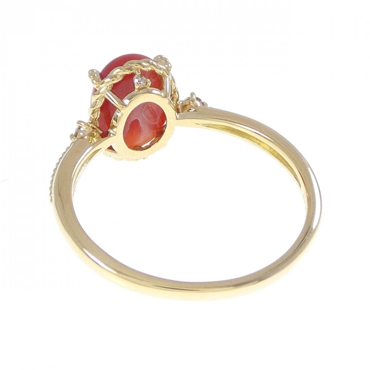 ジーエスティービー サンゴ リング 1.50CT