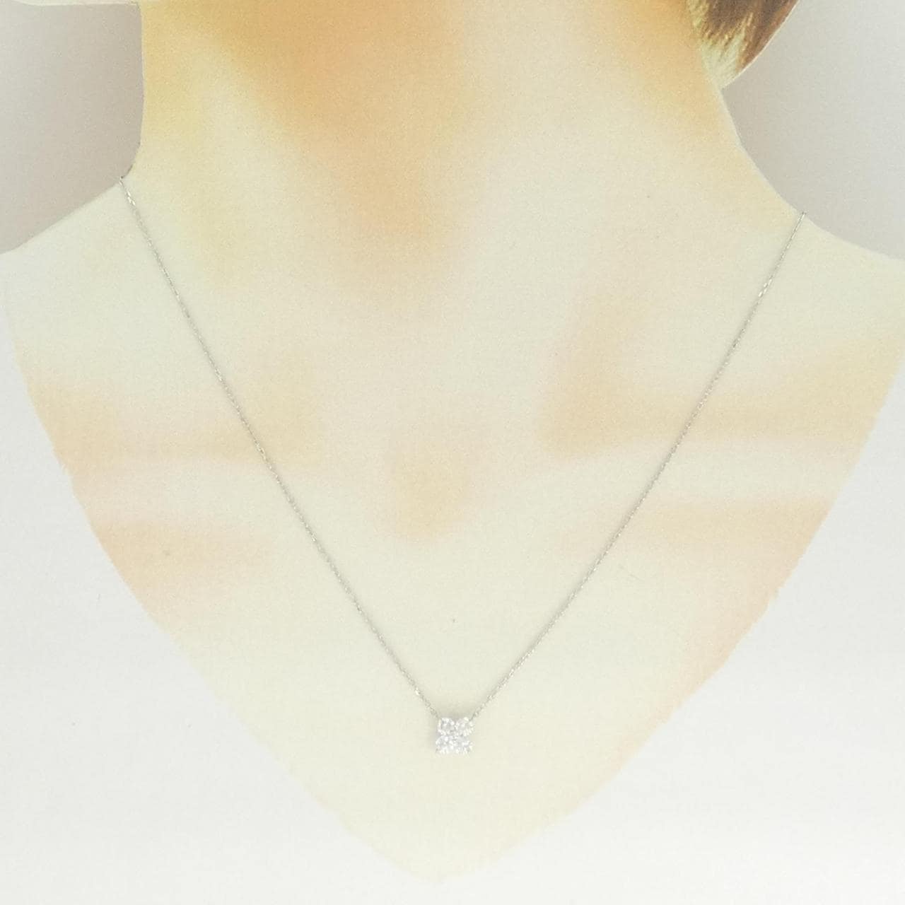ヴァンドーム ダイヤモンド ネックレス 0.42CT