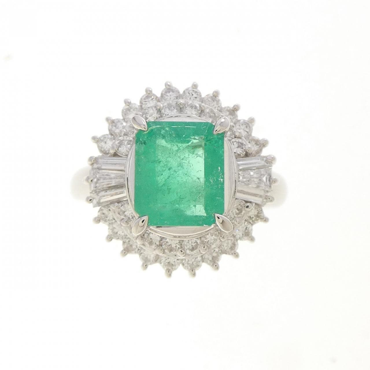 PT900 エメラルド リング 1.47CT