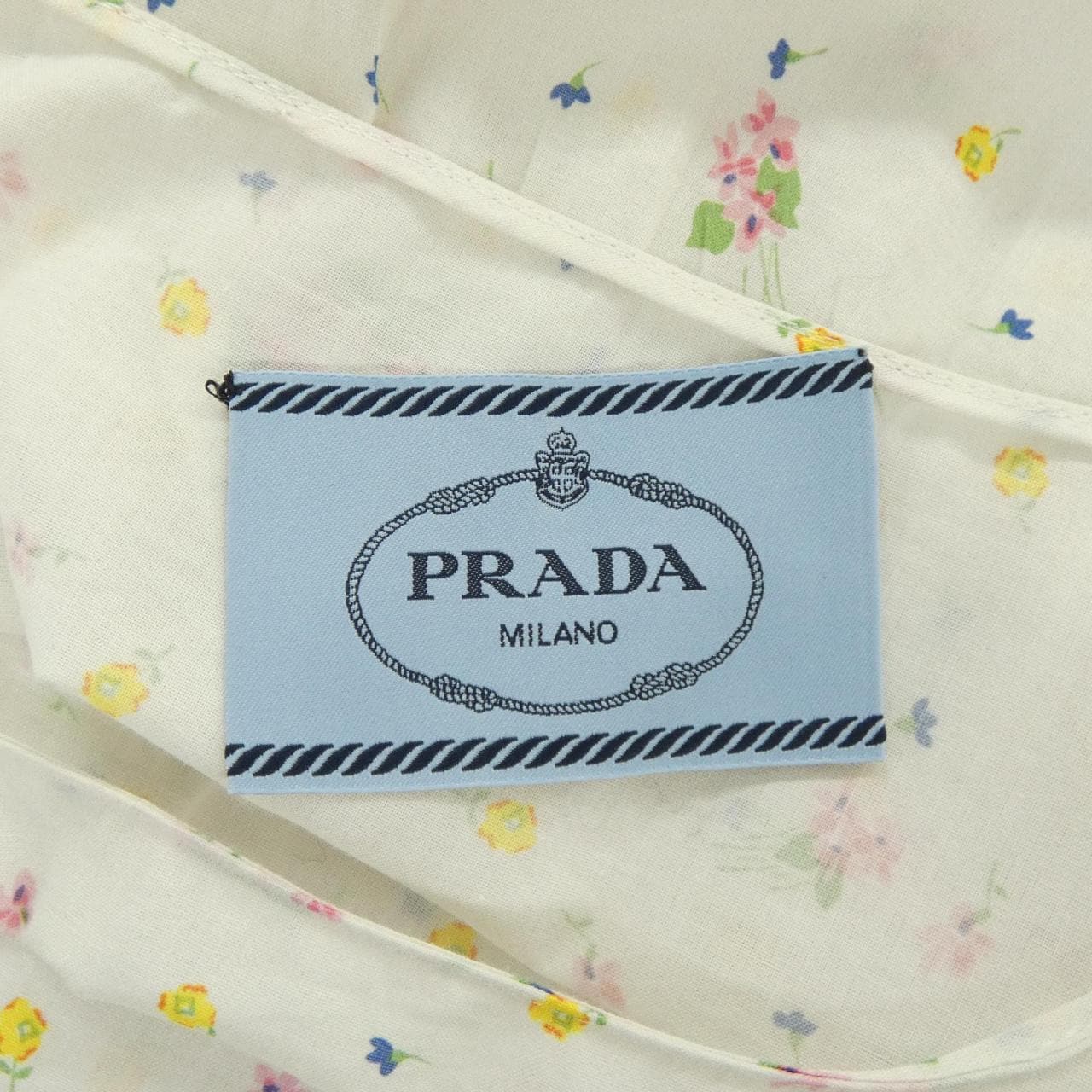 プラダ PRADA COTTON BATISTE MINI DRESS P3P32 SOOO 17ML ワンピース