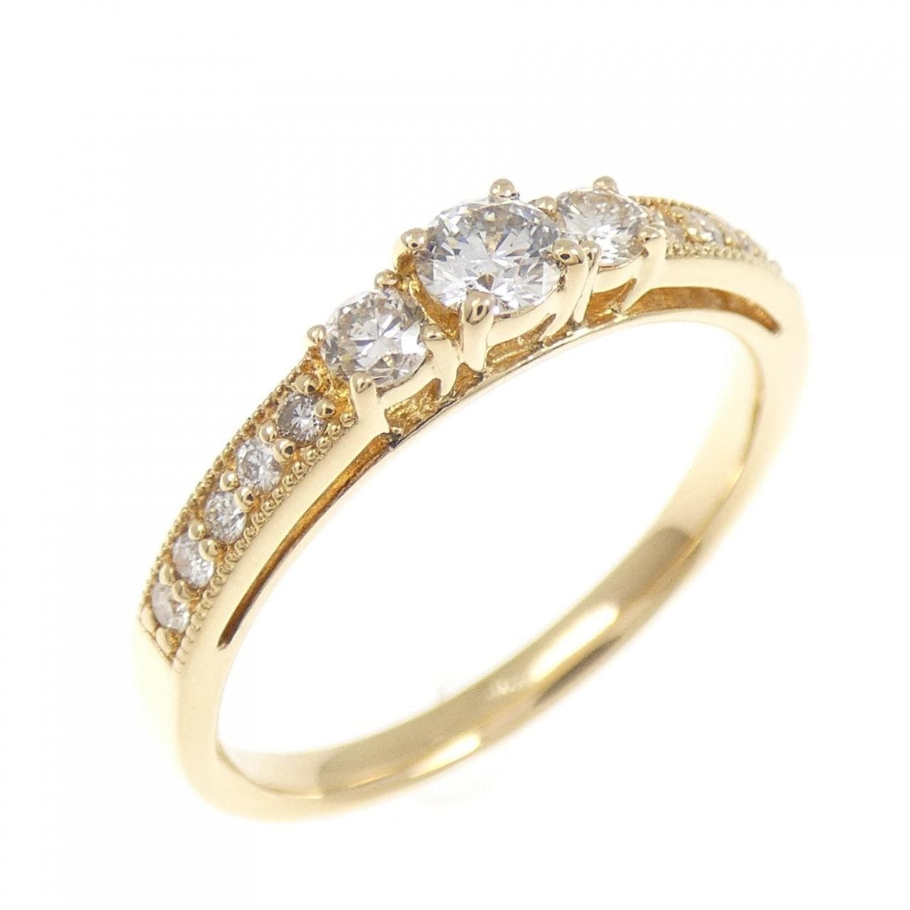 K18YG ダイヤモンド リング 0.30CT