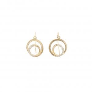 K18YG ダイヤモンド ピアス 0.10CT