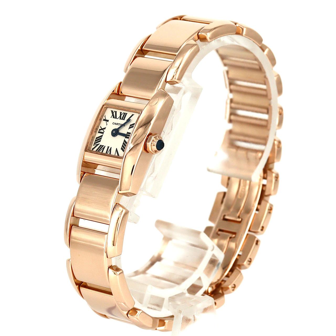 カルティエ タンキッシムSM PG W650018H PG･RG クォーツ